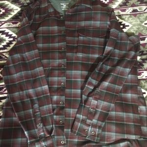 Swiss tech flannel long sleeve